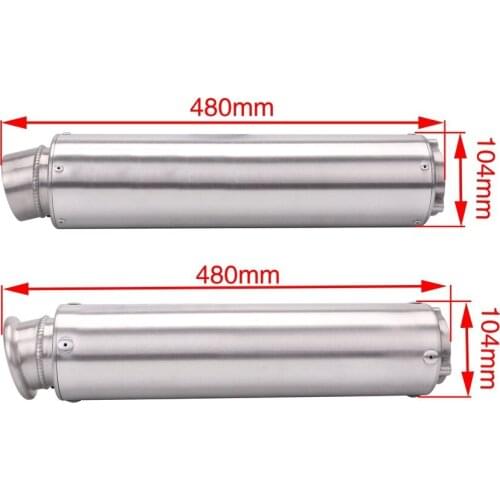 Motorcycle accessories stainless steel exhaust pipe suitable for Honda CB400 modified accessories wholesale exhaust pipe