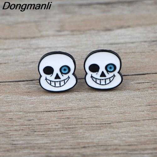 BG312 Dongmanli 1 Pair Game Earrings Stud Earrings Stainless Steel Earring Jewelry Fashion Jewelry Party Gift