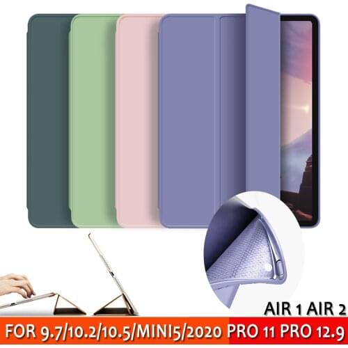 Tablet Coque For IPad 9.7 Case Air 1 Air2 Cover Embossed Flip Etui For IPad 9.7 2018 Case 6th Gen 9.7 2017 5th Smart Cover Shell