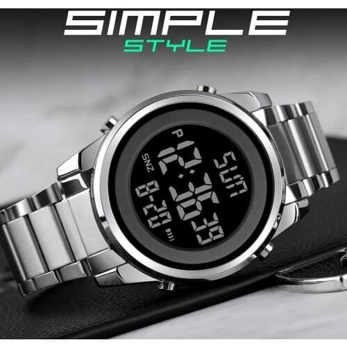 Skmei Digital Mens Watches Fashion LED Men Digital Wristwatch Male Clock Hour For Mens Reloj Hombre Electronic Watch 1611