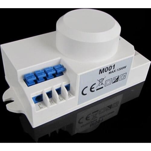 Hot sale DC 12V 360 degree Microwave Sensor Light Switch Induction Microwave Motion Sensor M001 similar pir motion sensor