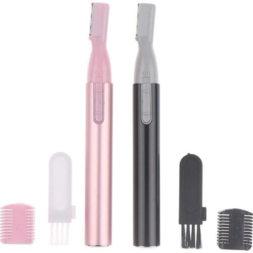 Practical Electric Face Eyebrow Scissors Hair Trimmer Mini Portable Women Body Shaver Remover Blade Razor Epilator