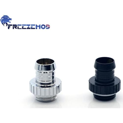 FREEZEMOD ID8-11mm Soft Tube Fitting Hexagonal Fixed Barb Fitting Inner Connector Hose Coppr for Water Cooler System Modding