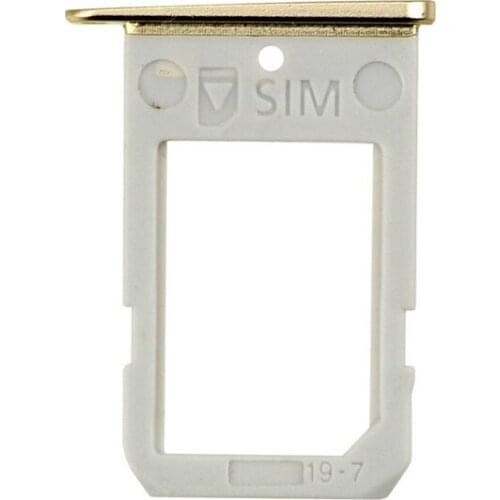 GZM-parts 20pcs/lot For Samsung Galaxy S6 edge G925 G925F Series Sim Card Tray Slot Holder Replacemen Silver/Gold/gray