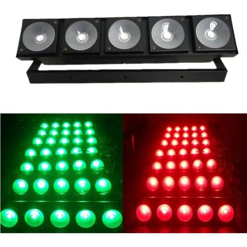 Hot Led 5X30W Matrix Podium Verlichting Vijf Hoofden Dj Matrix Licht, 3IN1 Rgb Goed Voor Dj/Professionele Dmx Podium Verlichting