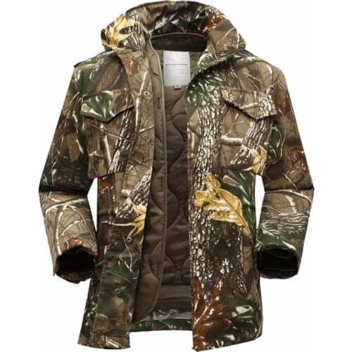 Winter Outdoor Hunting Trekking Camping M65 Military Tactical Coat Men Windbreake Fans With Inner Big Yards Field Fight Jacket