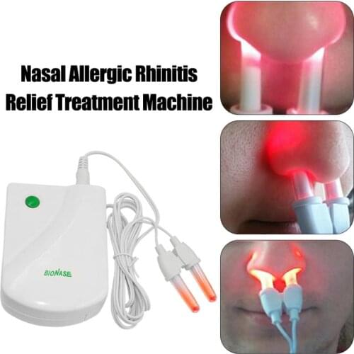 Rhinitis Sinusitis Cure Therapy BioNase Nose Treatment Nose Massage Device Cure Hay Fever Low Frequency Pulse Laser Health Care