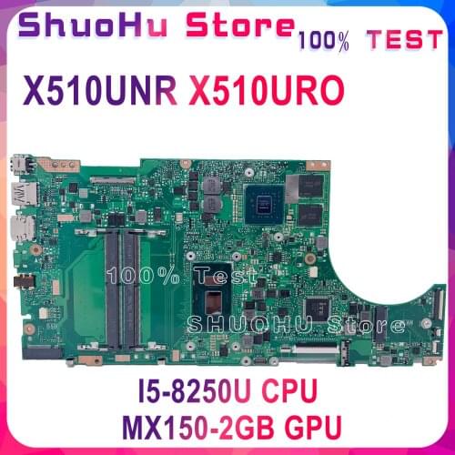 KEFU X510UNR Motherboard For ASUS X510URO S5100UR S5100U X510UQ Laptop Motherboard Tested original I5-8250U MX150-2GB