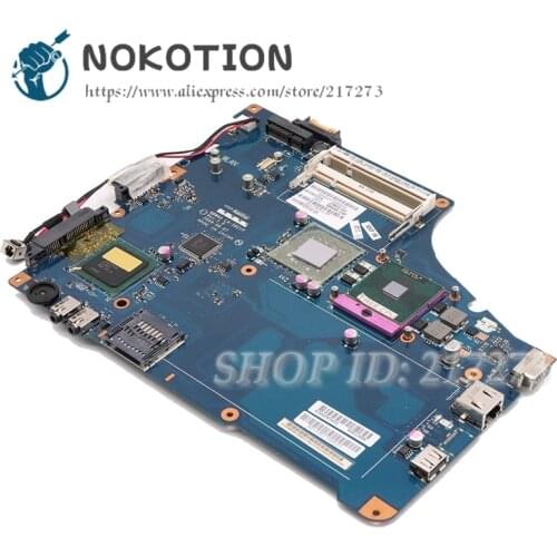 NOKOTION laptop motherboard For Toshiba Satellite L455 l450 NBWAA LA-5821P K000085450 mainboard GL40 DDR2 free cpu