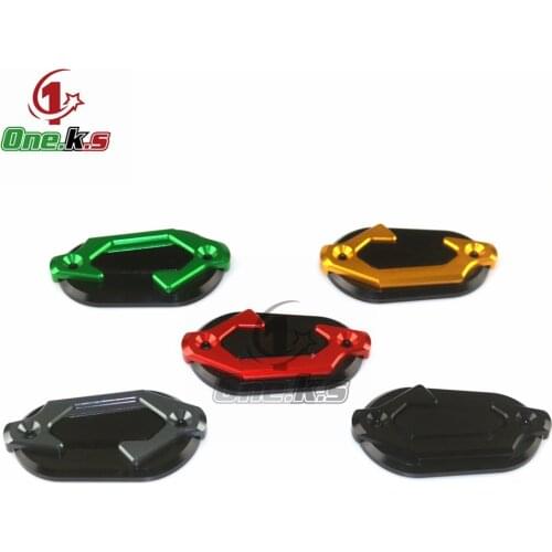 Motorcycle CNC Front & Rear brake Fluid Cylinder Master Reservoir Cover Cap For KAWASAKI NINJA400 2018 2019