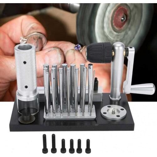 Jump Ring Making Tools Kit Hand-operated Wire Drawing Machine with 20 Spindles