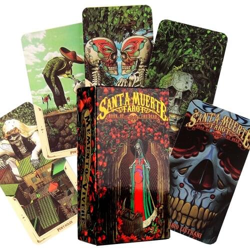 Santa Muerte Tarot Table Game Cards Mystical Shaman Oracle Moonology WitchesThe Wild Unknown Mystic Mondays Guardian