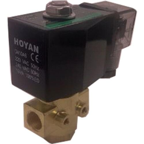 Normally open solenoid valve,water valve,air valve, 220VAC 24VDC,EPDM VITON seal,high temperature resistant 1pc