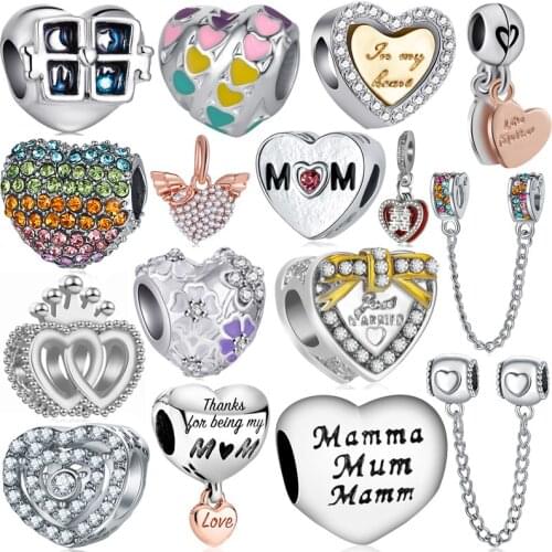 New Arrived Colorful Animal Bee Letters Hearts Charms Beads Fit Bracelets & Bangles for Women DIY Making Jewelry Accessories