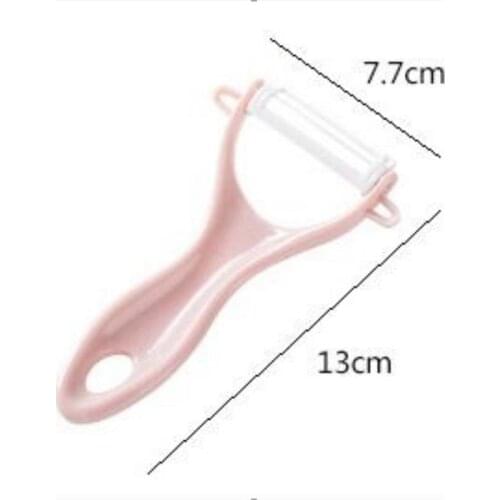 Plastic Vegetable Peeler Fruit Potato Cucumber Peelers Cutter Household Ceramic Peeling Tools Color Radom Vegetable Peelers HOT