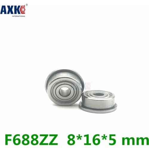 Axk F688zz Bearing Abec-5 (10pcs) 8*16*5 Mm Flanged F688z Ball Bearings F688 Zz F618/8zz
