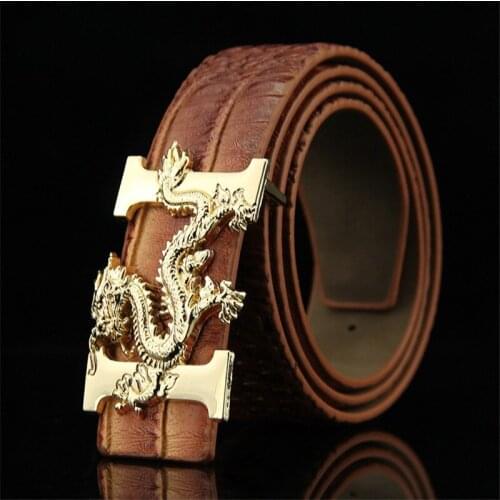 Mens Business Belt Fashion Crocodile Smooth Buckle Leather Strap Casual Denim Pin Buckle Male Belt Cummerbunds ceinture homme