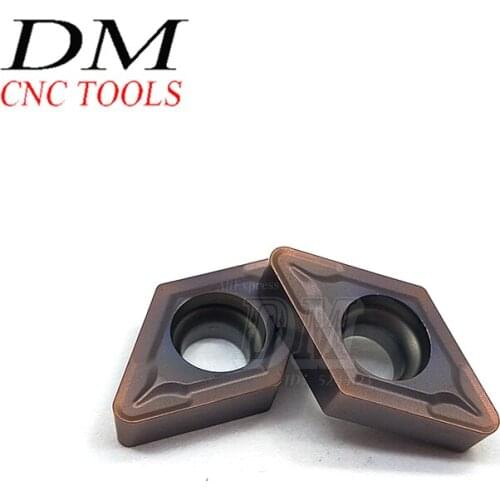 Rhombus 10pcs DCMT070208 VP15TF carbide insert cutting tool Boring Bar Turning Blade Metal Lathe Accessories
