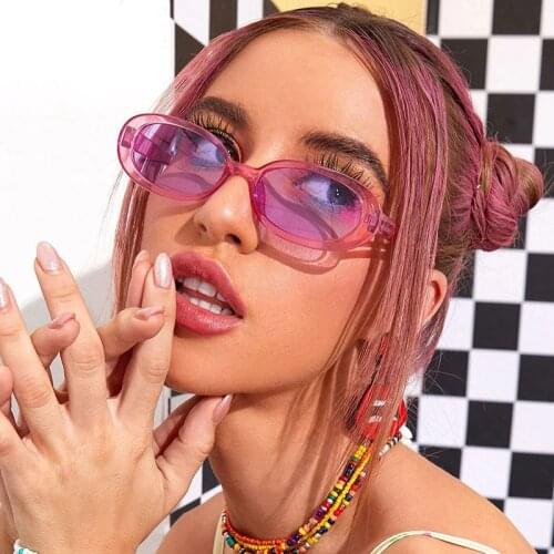 Vintage Small Frame Sunglasses Women Brand Designer Classic PC Frame Eyeglasses Oculos Feminino Gafas Lunettes Okulary Eyewear