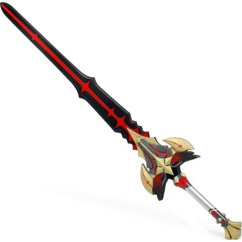 Genshin Impact Weapon The Black Sword Cosplay Prop