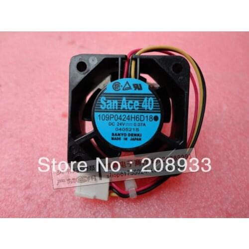 For Fanuc fan 109p0424h6d18 inverter fan SANACE40 4CM 24V 0.07A+cooling fan