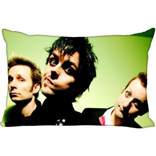 Green Day New Arrival Rectangle Pillowcase Wedding Decorative Pillow Case Customize Gift For Pillow Cover (two-sides)