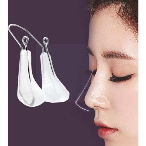 1pcs Soft Silicone Nose Clip Corrector Nose Shaper Clip Beauty Lifting Up Slimming Corrector Tools Massager Bridge Shaping W5O0