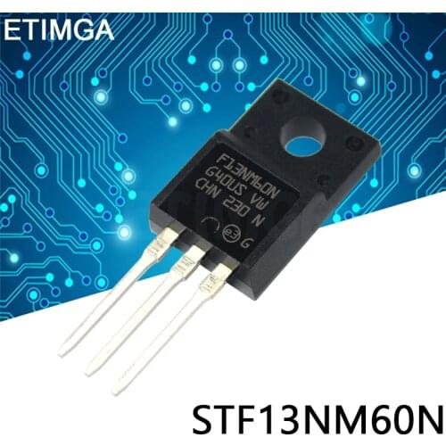 10PCS/LOT STF13NM60N TO-220F 13NM60N TO220 13NM60 F13NM60N STF13NM60 new MOS FET transistor