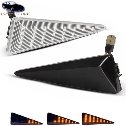 2x Repeater Blinker LED Turn Signal Indicator Light for Renault Wind Vel Satis Grand Scenic Thalia Megane Espace Avantime Amber