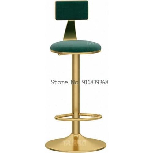 The Bar Chair Can Be Rotated To Lift The Back Chair, The Modern Simple Bar Chair In Northern Europe, The Net Red Light Luxurious
