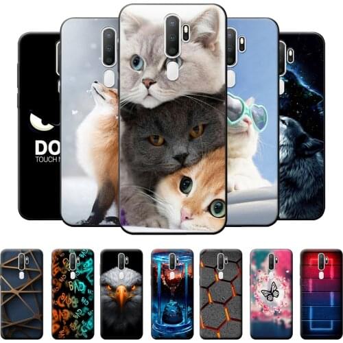 For OPPO A9 2020 Case Cute Cat Soft Back Cover OPPO A9 2020 TPU Case For OPPO A9 A 9 2020 Silicone Phone Case For OPPO A9 2020