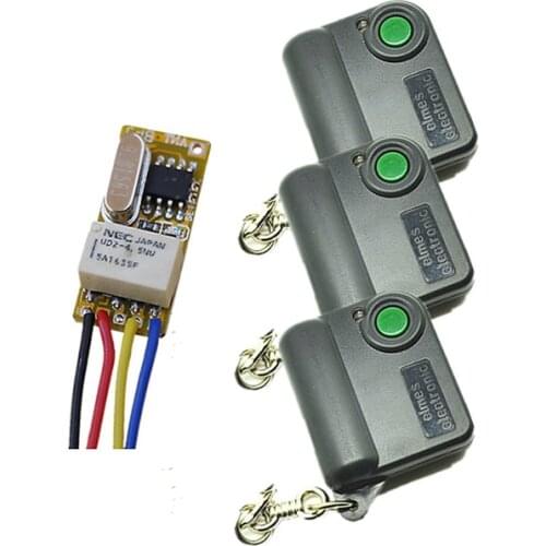 DC 3.5V-12V Door Access Openner Button Remote Control Switch Intercom Button Wireless Switch Video door phone Button Remote