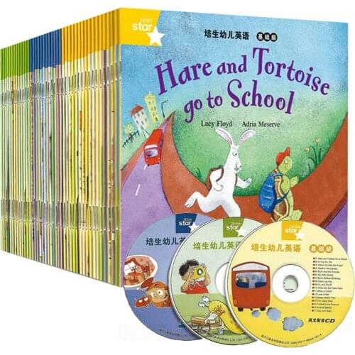 42 Books Early Educactioal English Reading Picture Book Baby Children Story Book With CD