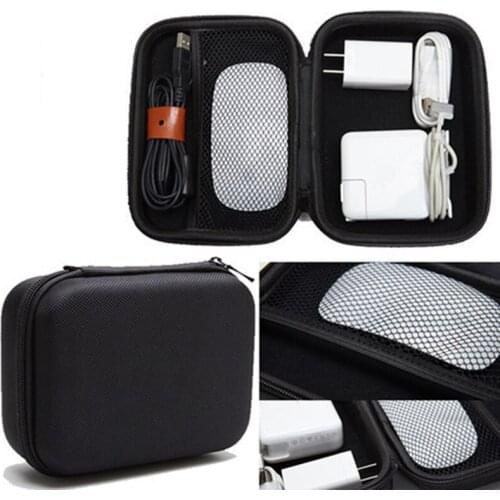 Traveling storage bag Digital Calculator Storage Bag Travel Organizer Case For USB Flash Drive Data Cable Gadget Bags
