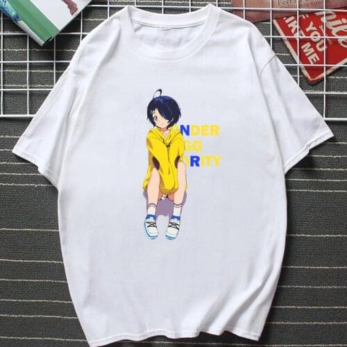 Wonder Egg Priority Ai Anime Clothes Cute Print Tshirt Women Men Clothing Summer Casual Tee Fashion Cotton Tops Camisetas