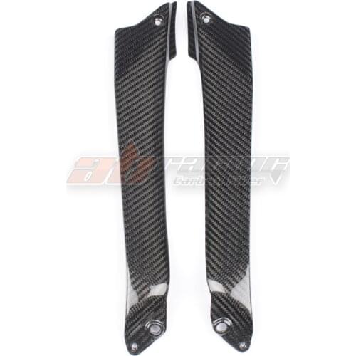 Gas Tank Side Trim Knee Grip Cowling Fairings For Kawasaki Ninja H2 H2R 2015-2019