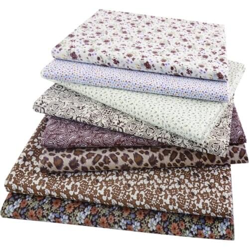 Booksew Floral Printed Cotton Plain Fabric By Per Meter Sewing For Handicrafts Patchwork Home Decoration Needlework Material