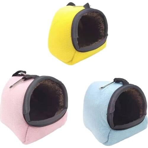 Hamster Guinea Pig Cage Soft Small Animal Sleeping Bed Mini Mouse Hangable Nest