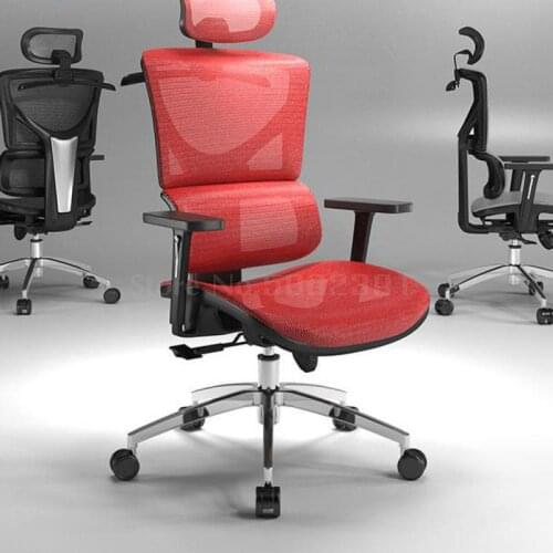 Computer Chair Household Ergonomics Office Chair Electric Competitive Chair Boss Rotary Chair Engineering Netcloth Artificial Er