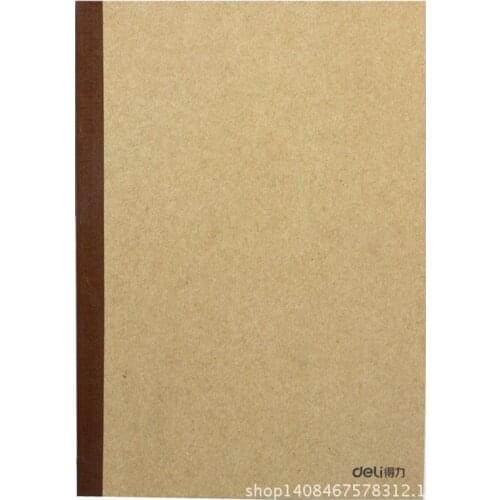 Handsome Stationery 7674 Wireless Coat Paper Notebook 60 Pages Soft Face Notepad A5 Practice Book