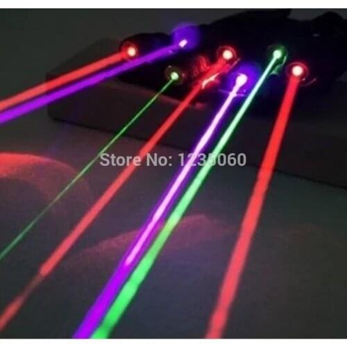 RGB LED Laser Gloves With 7pcs Laser 2pcs Green +3PCS Red +2PCS Violet Stage Gloves For LED luminous Costumes Show