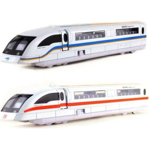 Diecast Metal Toy/Sound & Light Pull back Educational Car/China Maglev High-Speed Train/For childrens gift or collection