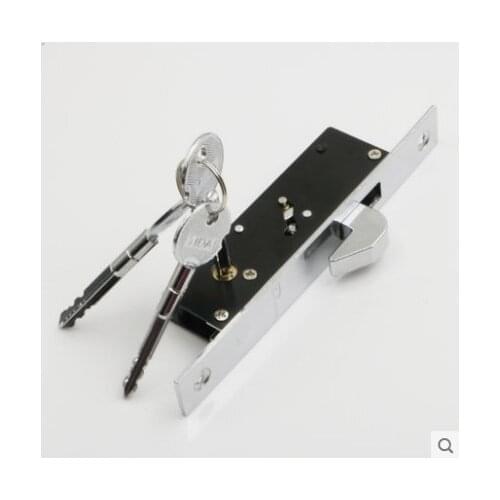 Best Sliding Door Aluminum Alloy Window Locks Anti-Theft Safety Wood Gate Floor Lock With Cross Keys For Furniture Hardware