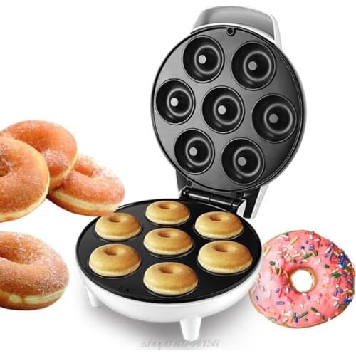 Non-stick Surface 7 Grid Biscuit Maker Machine EU Plug Cake Making Mould Electric Baking Pan Griddle Breakfast F26 21 Dropship