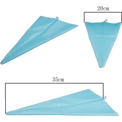 Middle Size Reusable Silicon Cake Pastry Bag Cream Icing Piping Bag Cake Decorating Tools Bag Cake Tools