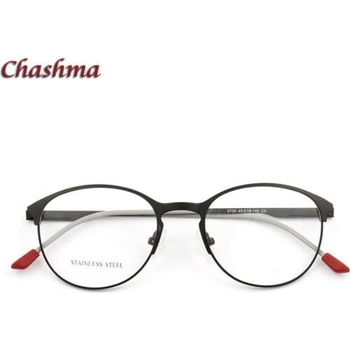 Female Round Eyeglasses gafas mujer lente Stainless Steel Frame Optical oculos de grau masculino optometria eye frames men