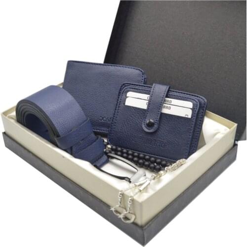 Men Business Cash ID Card Holder Rosary Leather belt Credit Card Wallet RFID Slim Wallet Coin Purse card case 4 Product
