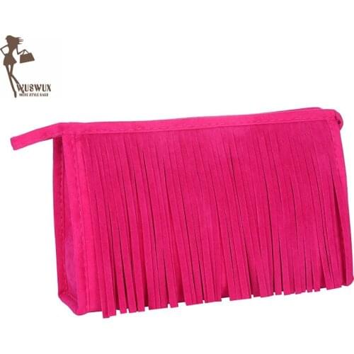 New fashion Tassel women make up bag casual cosmetic bag cases travel organizer makeup case beauty bag suitcase toiletry pouch