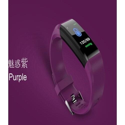 GET Newest Heart Rate Monitor Blood Pressure fitness tracker smart bracelet 115plus