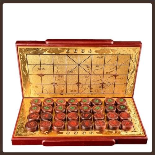 Professional Chinese Chess Decoration Portable High Quality Luxury Chinese Chess Educational Toys Juegos Mesa Chess Set Luxury